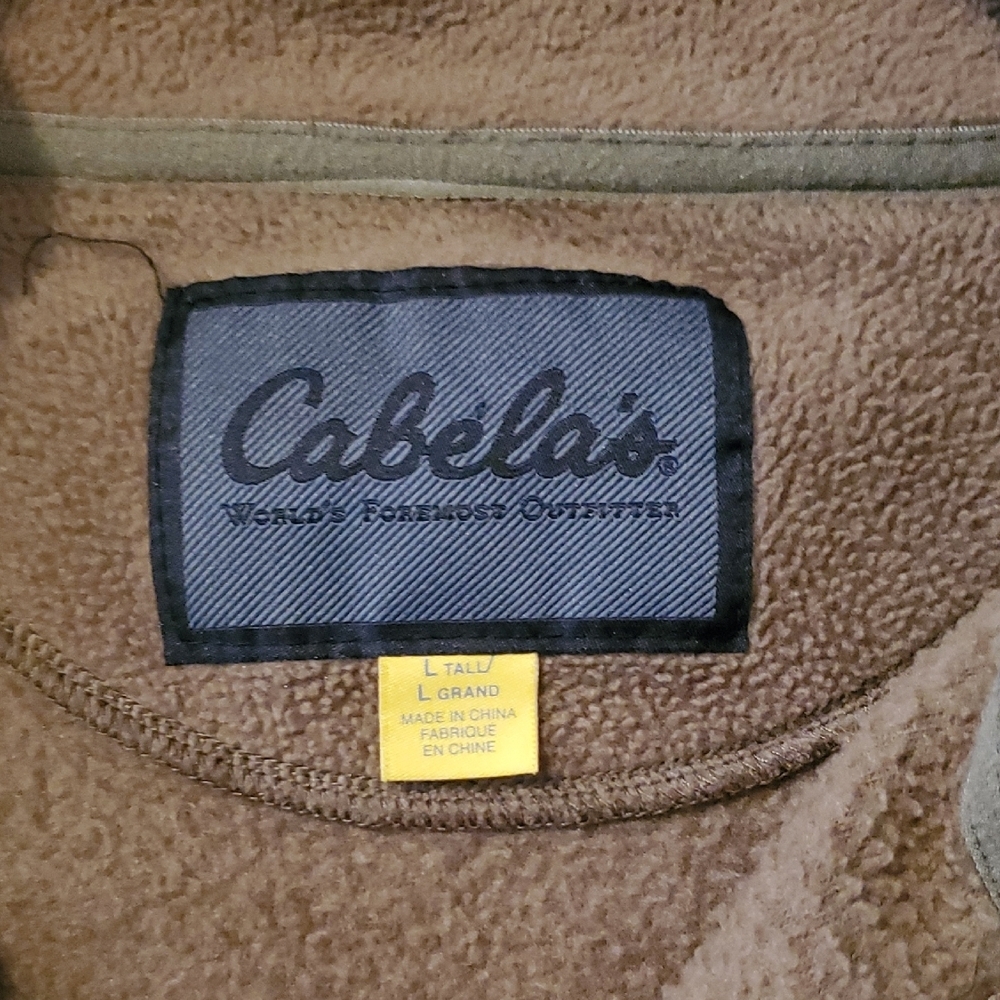 Cabela's Men's Brown Fleece Vest - Picture 2 of 13